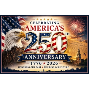 America's 250th Anniversary Yard Sign